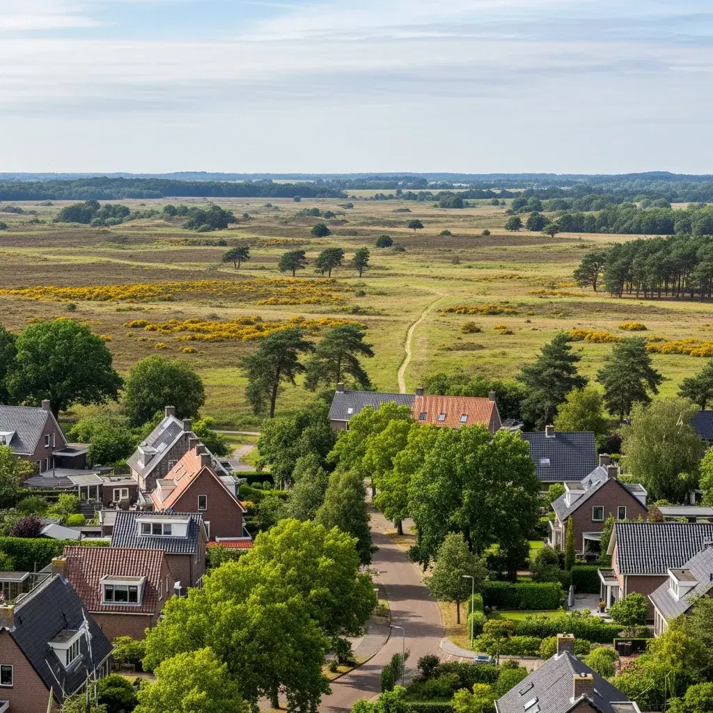 Groene woonstraten in Bussum-Zuid met toegang tot de Bussumerheide, een betaalbare wijk voor een appartement huren in Bussum
