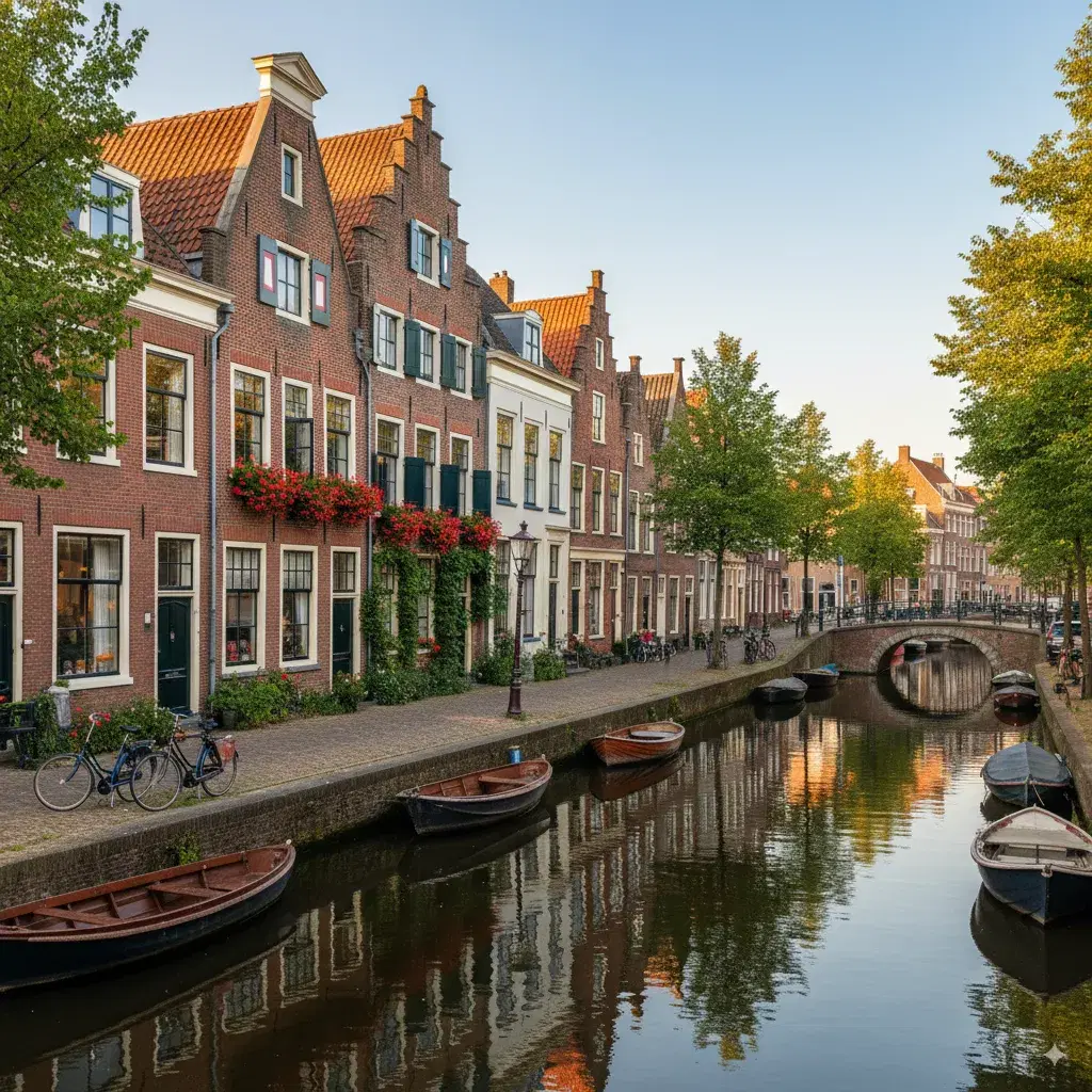 Historische appartementen langs de grachten in de binnenstad van Gouda, perfect voor huurders die van karakter en sfeer houden