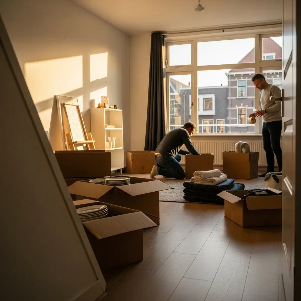 Verhuisdag in een huurappartement in relatie tot appartement huren utrecht 2 personen