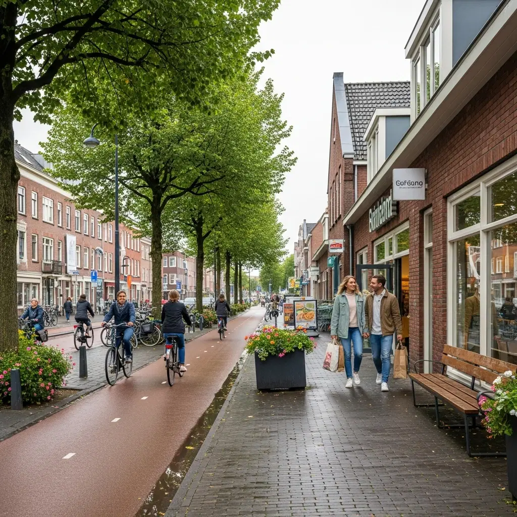 Woonbuurt met dagelijkse voorzieningen voor appartement huren utrecht 2 personen