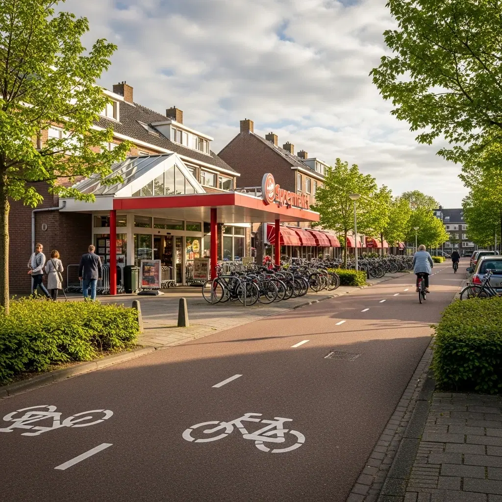Woonbuurt met dagelijkse voorzieningen voor sociale huurwoning utrecht